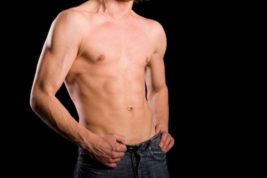 Male liposuction before and after Los Angeles